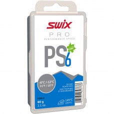 Парафин Swix PS6 Blue (-6-12) 60 гр